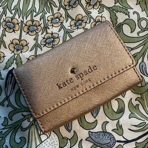 Kate Spade Rose Gold Card Holder